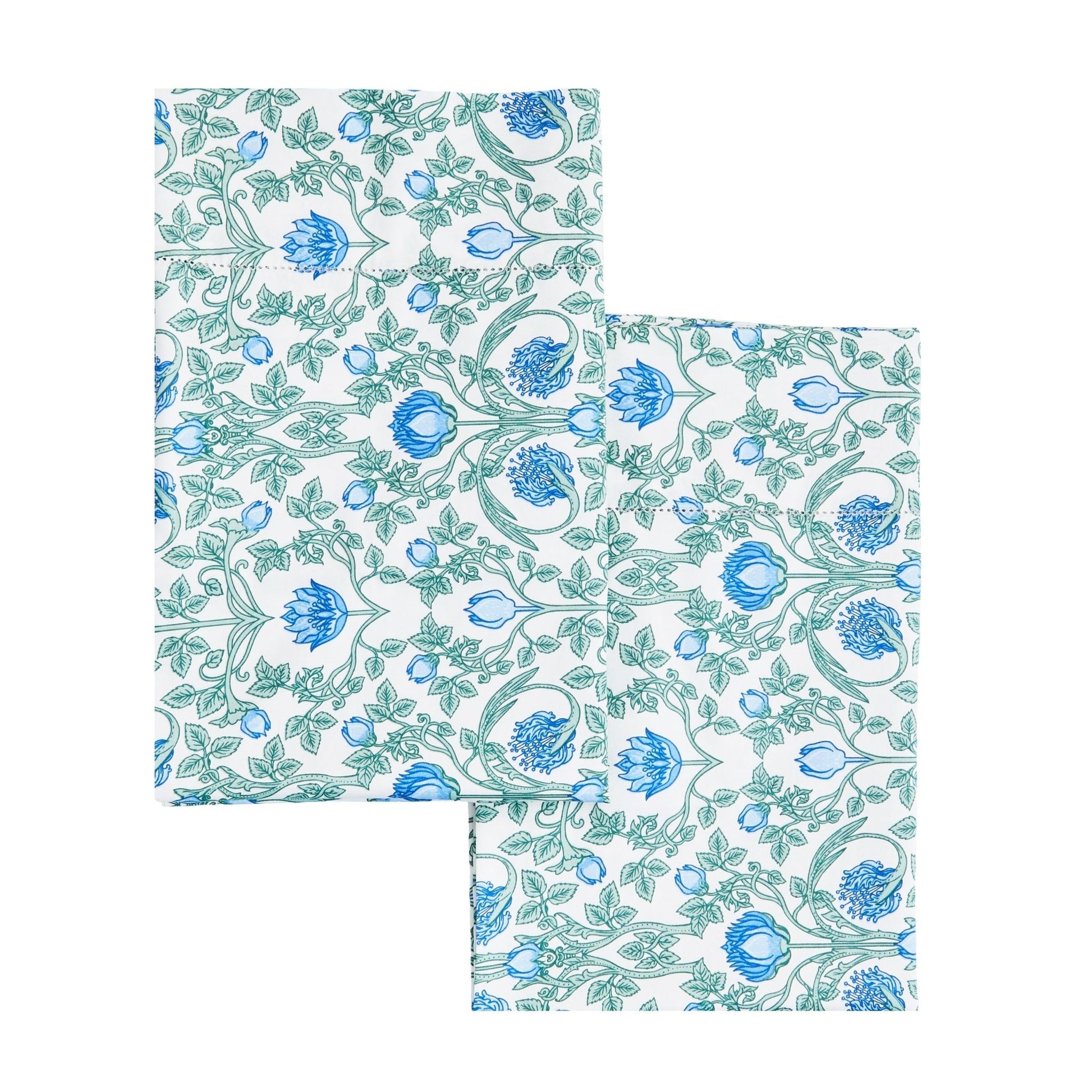 Arts & Crafts Floral Printed Pillowcase Pair - Quahog Bay Bedding