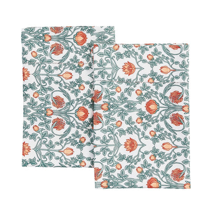 Arts & Crafts Floral Printed Pillowcase Pair - Quahog Bay Bedding