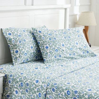 Arts & Crafts Floral Printed Sheet Set - Quahog Bay Bedding