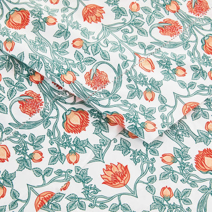 Arts & Crafts Floral Printed Sheet Set - Quahog Bay Bedding