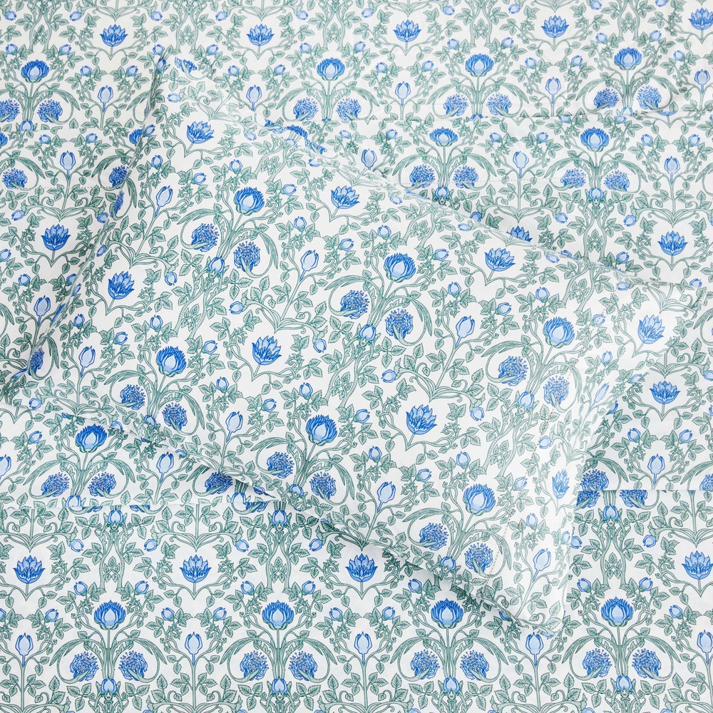Arts & Crafts Floral Printed Sheet Set - Quahog Bay Bedding