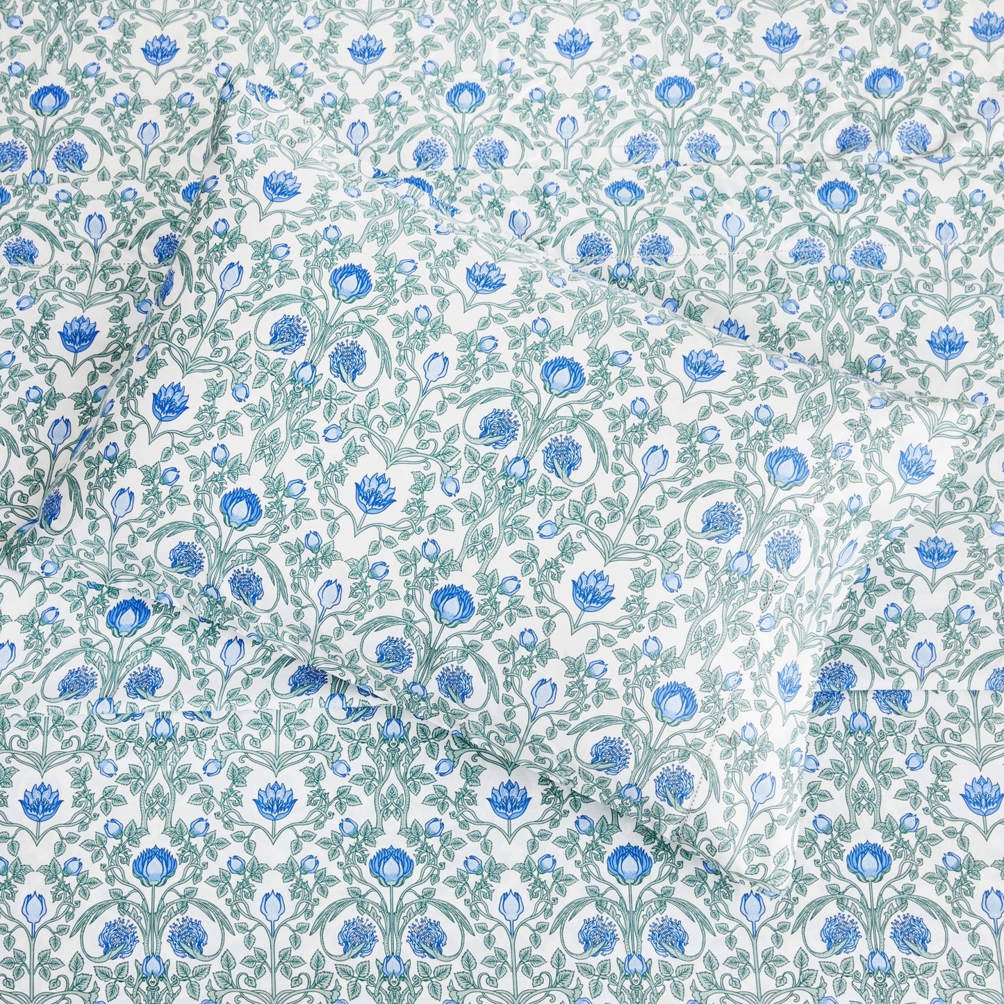 Arts & Crafts Floral Printed Sheet Set - Quahog Bay Bedding