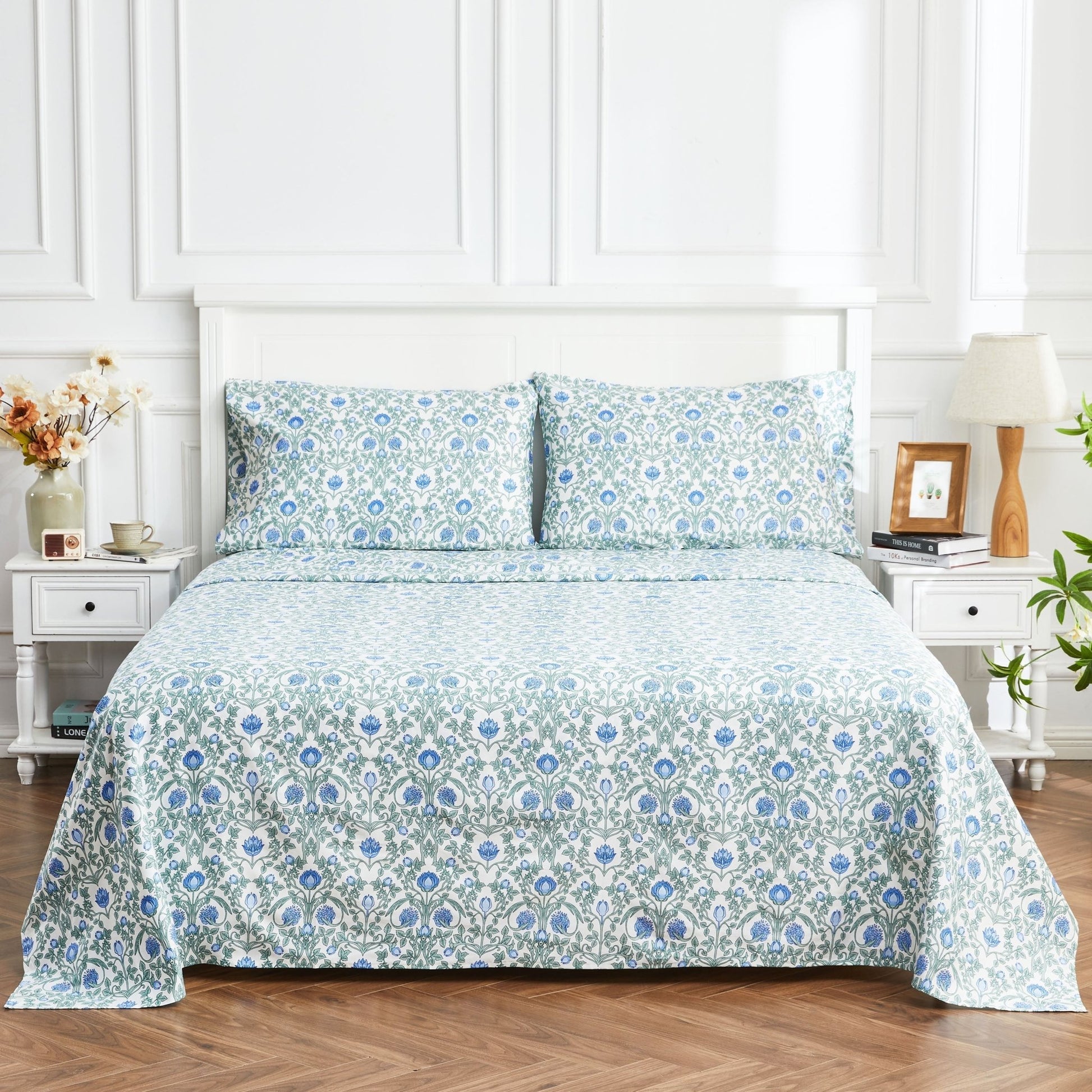 Arts & Crafts Floral Printed Sheet Set - Quahog Bay Bedding