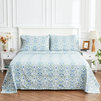 Arts & Crafts Floral Printed Sheet Set - Quahog Bay Bedding