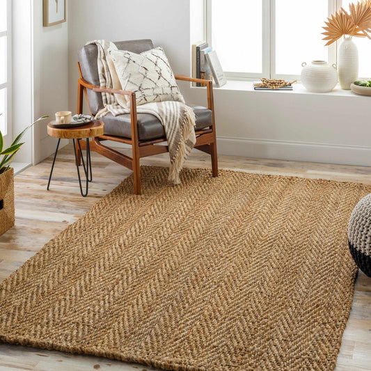 Asaka Jute Area Rug - Quahog Bay Bedding