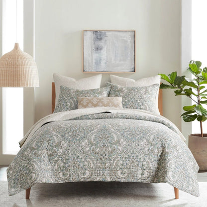 Assisi Mint Quilt Set - Quahog Bay Bedding