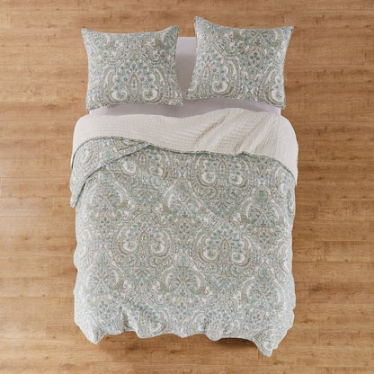 Assisi Mint Quilt Set - Quahog Bay Bedding
