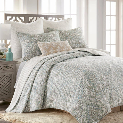 Assisi Mint Quilt Set - Quahog Bay Bedding