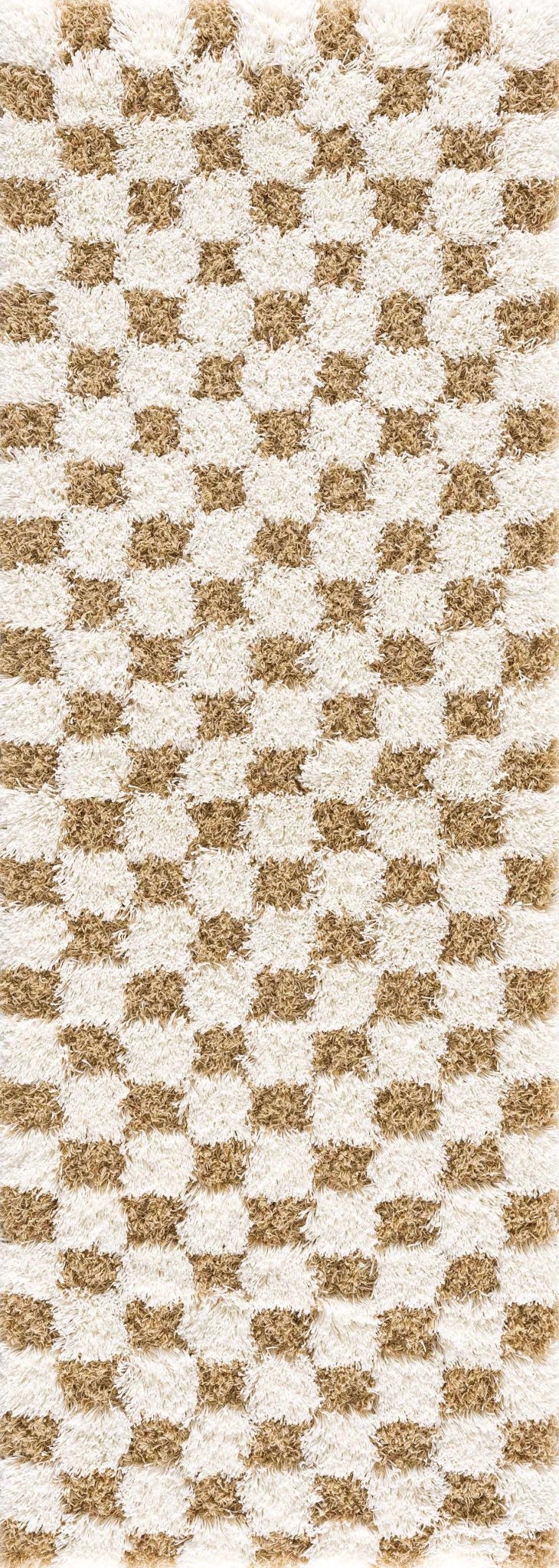 Atira Mustard Checkered Area Rug - Quahog Bay Bedding