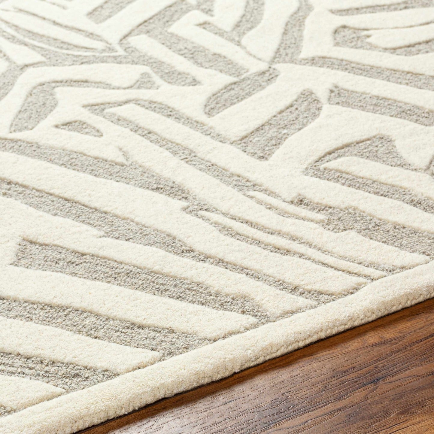 Avian Cream Wool Area Rug - Quahog Bay Bedding