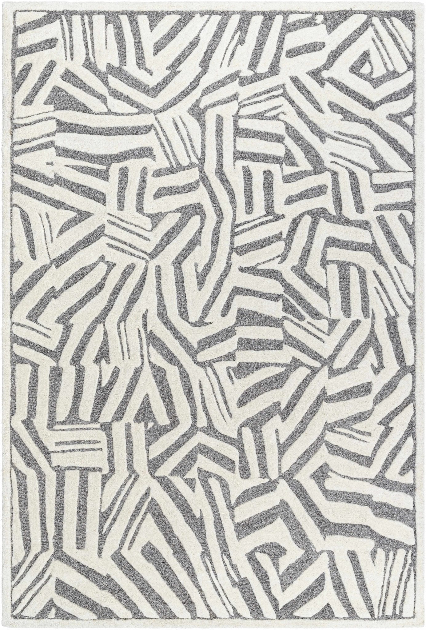 Avian Gray Wool Area Rug - Quahog Bay Bedding
