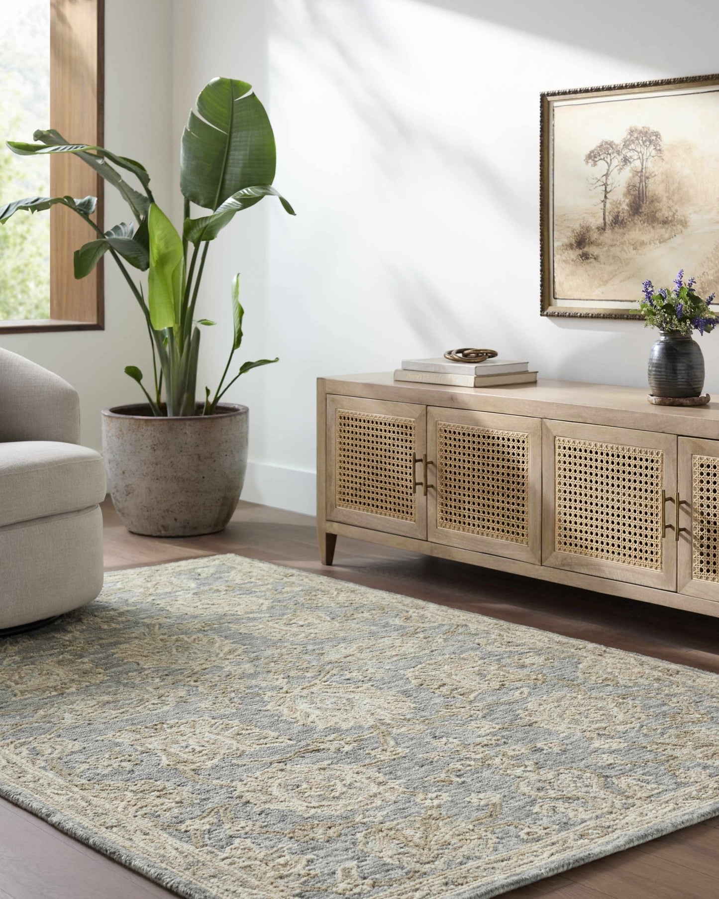 Ayesha Oushak Area Rug - Quahog Bay Bedding