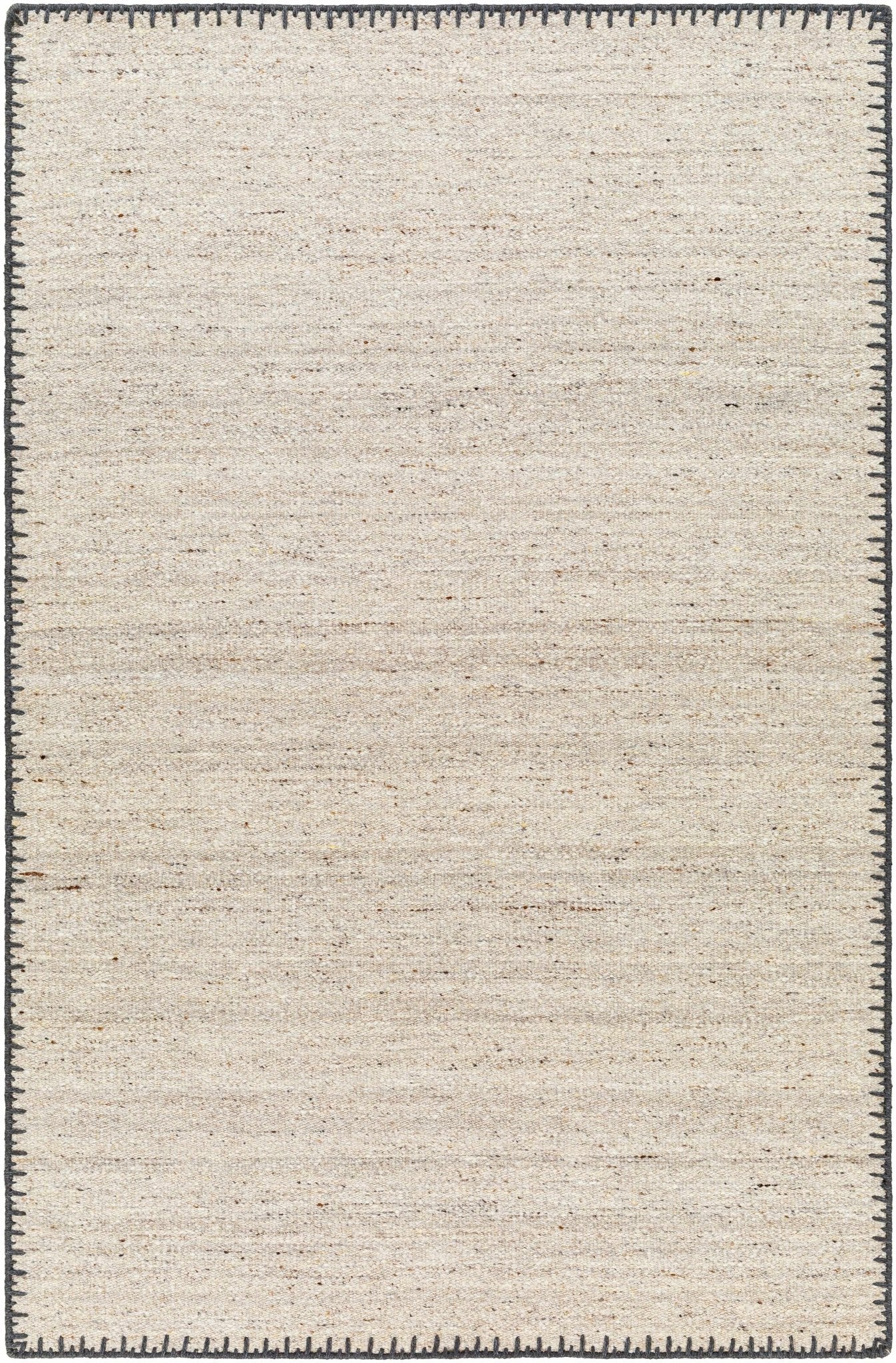 Ayumu Beige Hand Woven Wool Area Rug - Quahog Bay Bedding