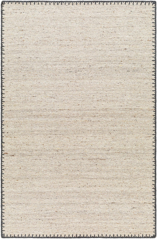 Ayumu Beige Hand Woven Wool Area Rug - Quahog Bay Bedding