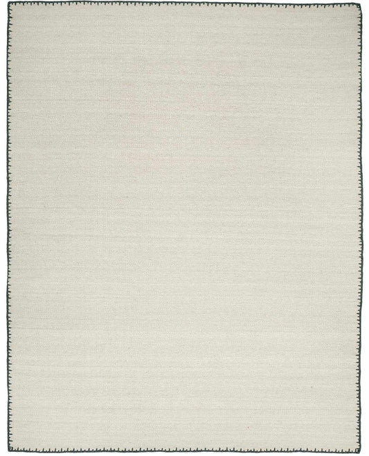 Ayumu Off White Hand Woven Wool Area Rug - Quahog Bay Bedding