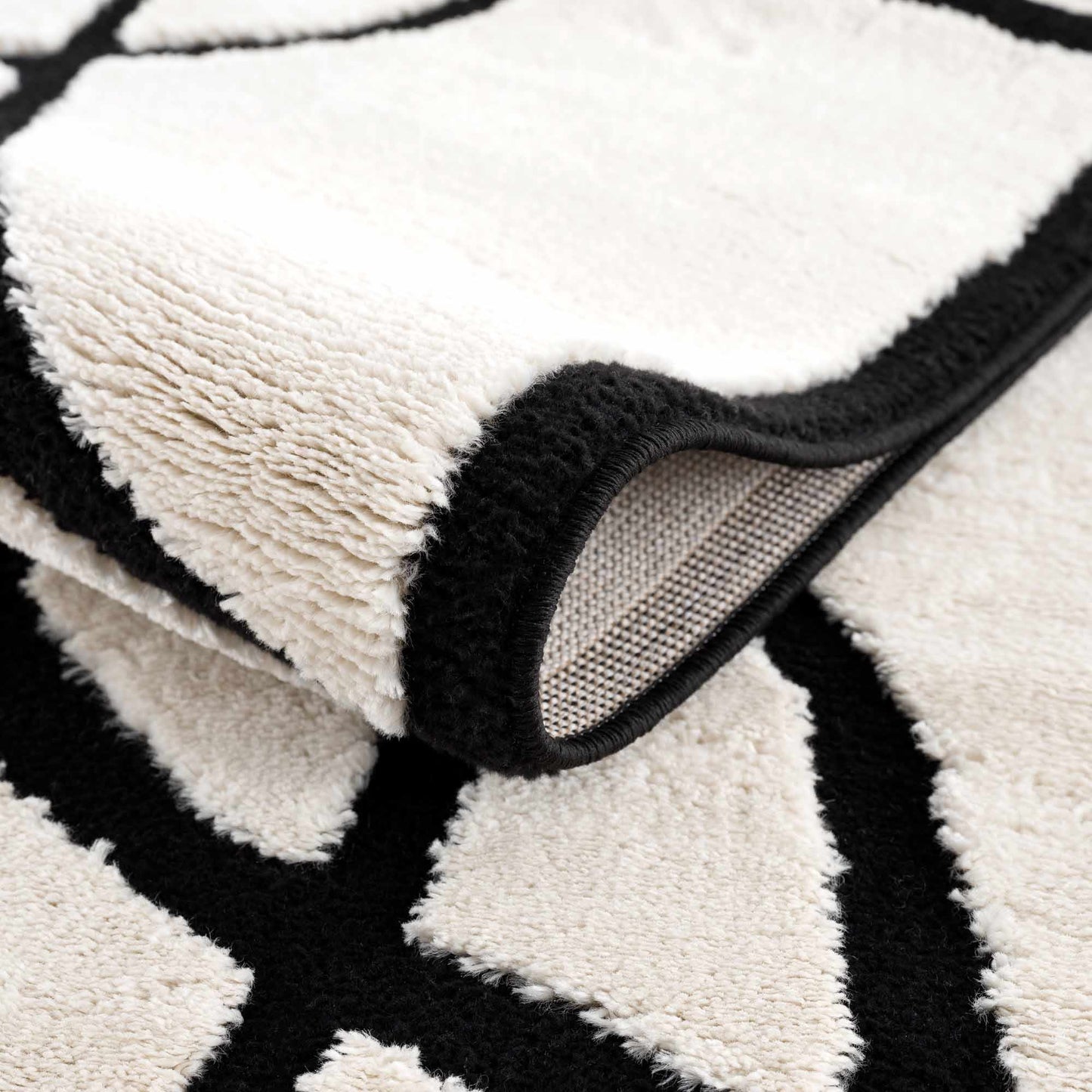 Azana Black & White Area Rug - Quahog Bay Bedding