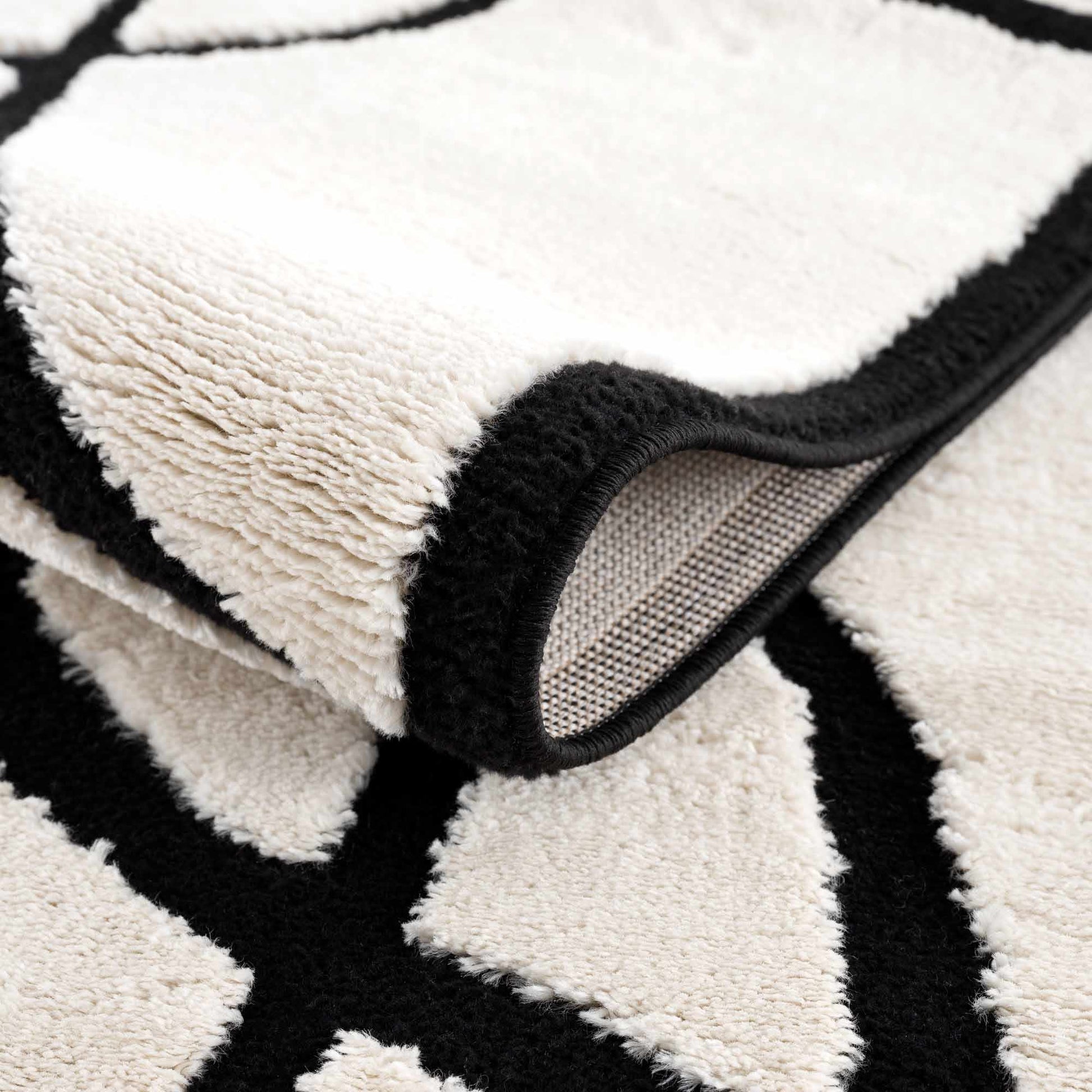 Azana Black & White Area Rug - Quahog Bay Bedding