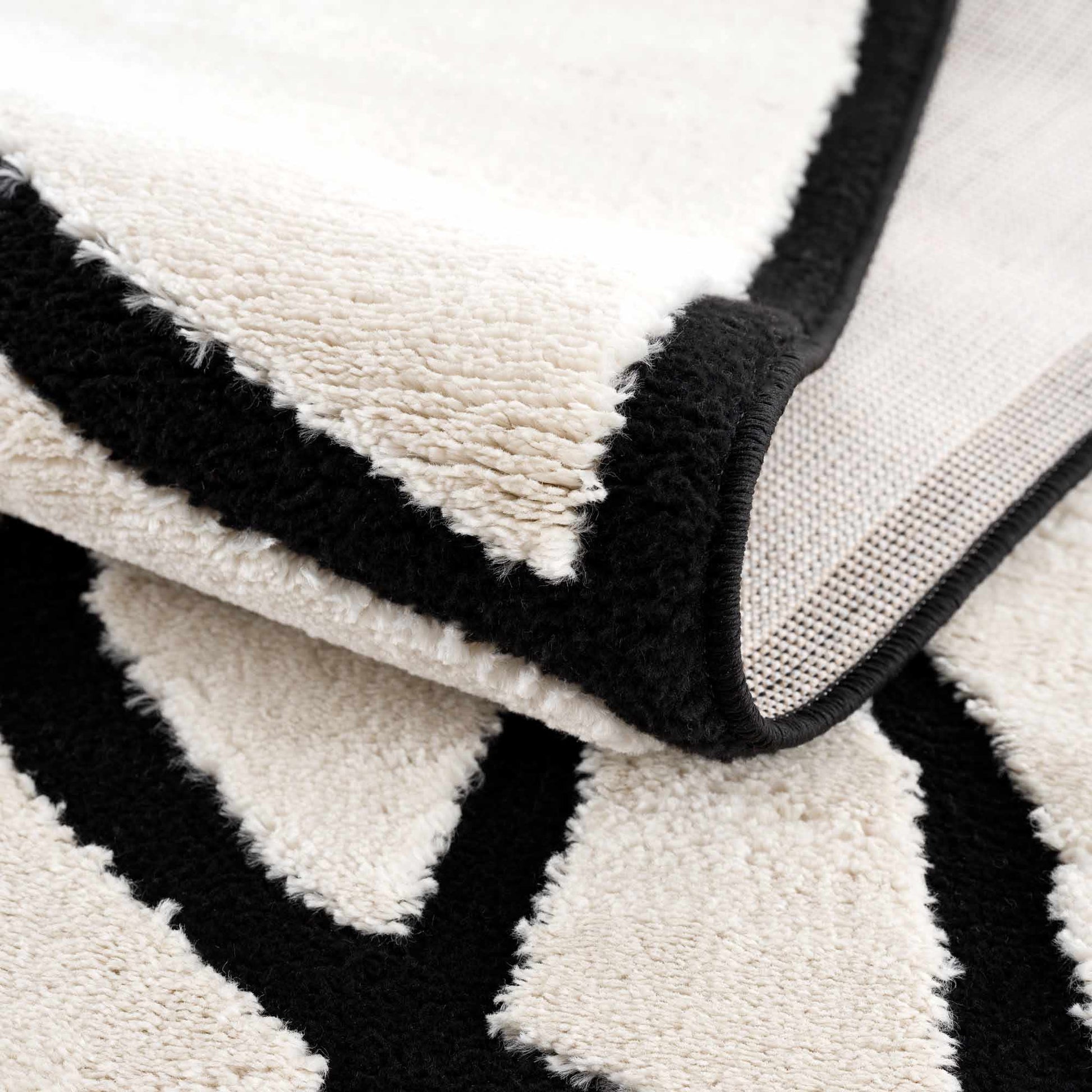 Azana Black & White Area Rug - Quahog Bay Bedding