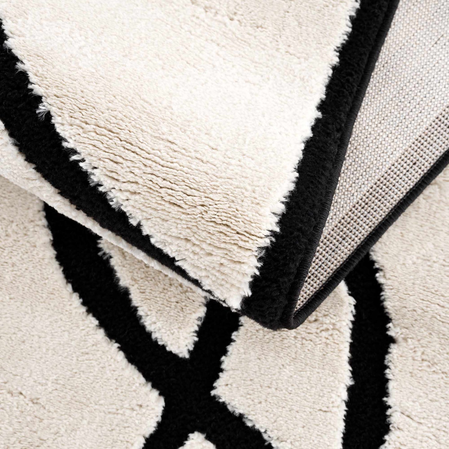 Azana Black & White Area Rug - Quahog Bay Bedding