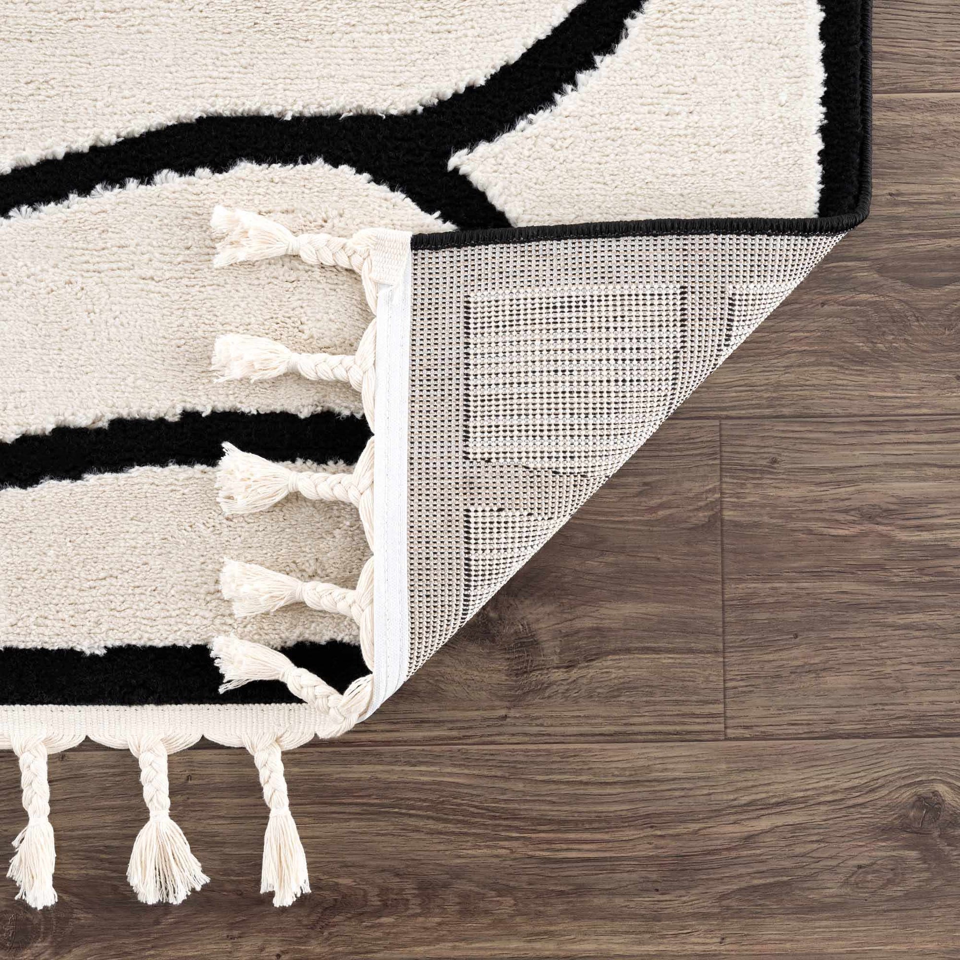 Azana Black & White Area Rug - Quahog Bay Bedding