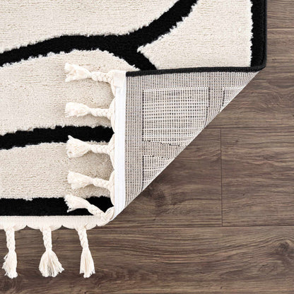 Azana Black & White Area Rug - Quahog Bay Bedding