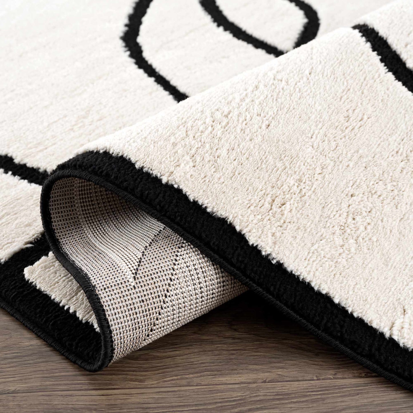 Azana Black & White Area Rug - Quahog Bay Bedding