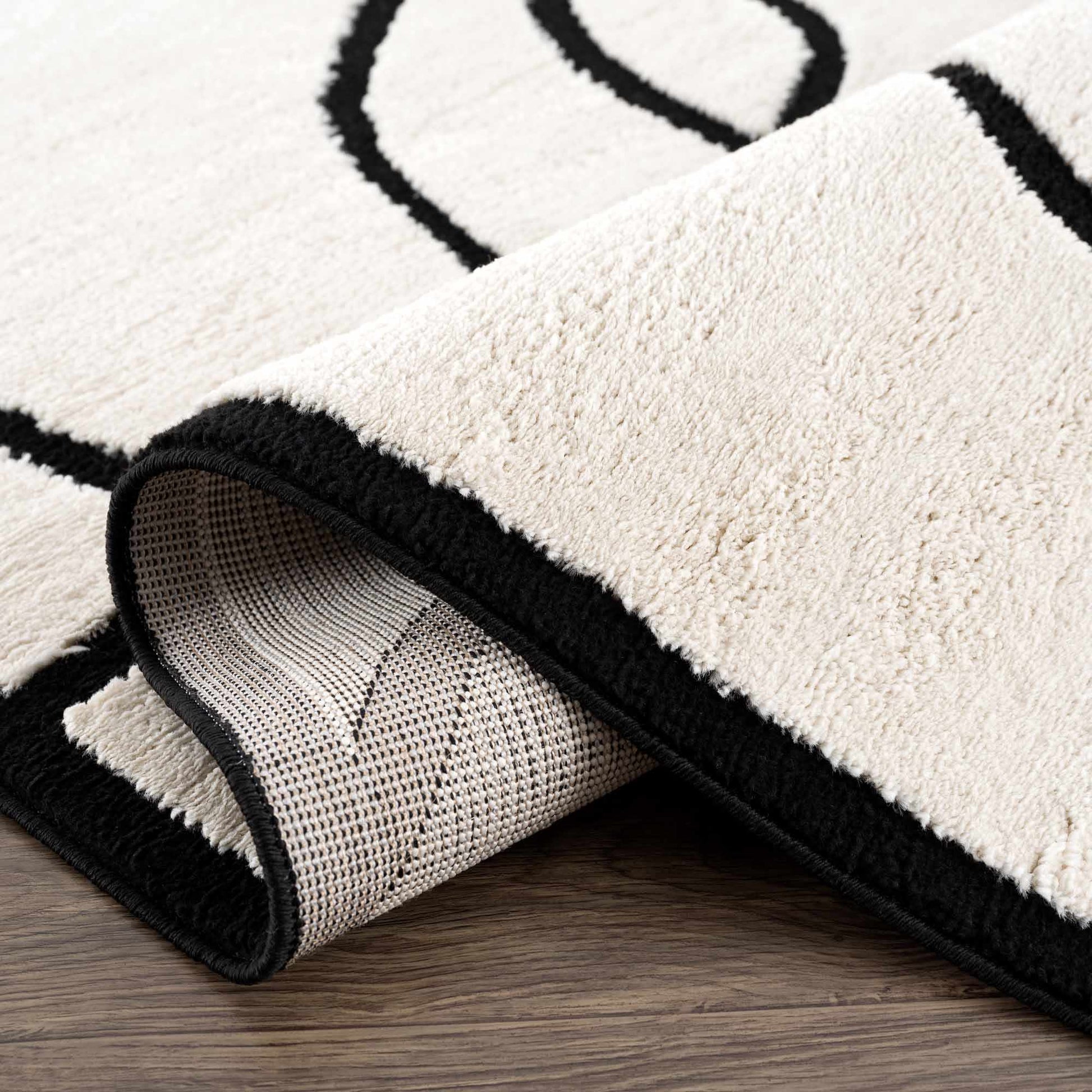 Azana Black & White Area Rug - Quahog Bay Bedding