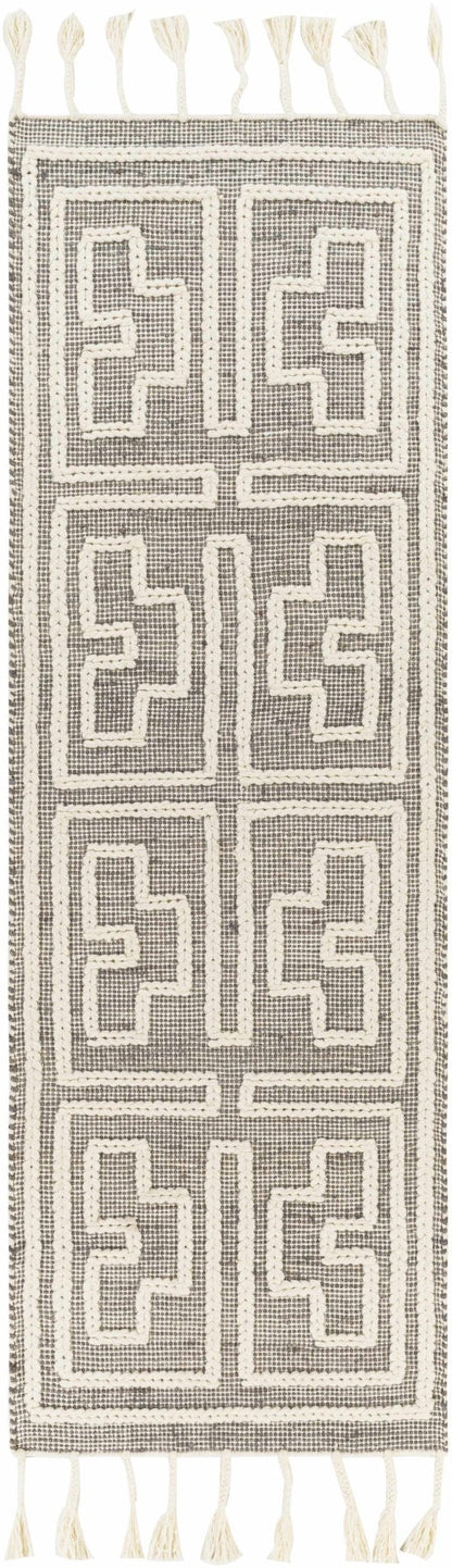 Azra Tasseled Jute&Wool Rug - Quahog Bay Bedding