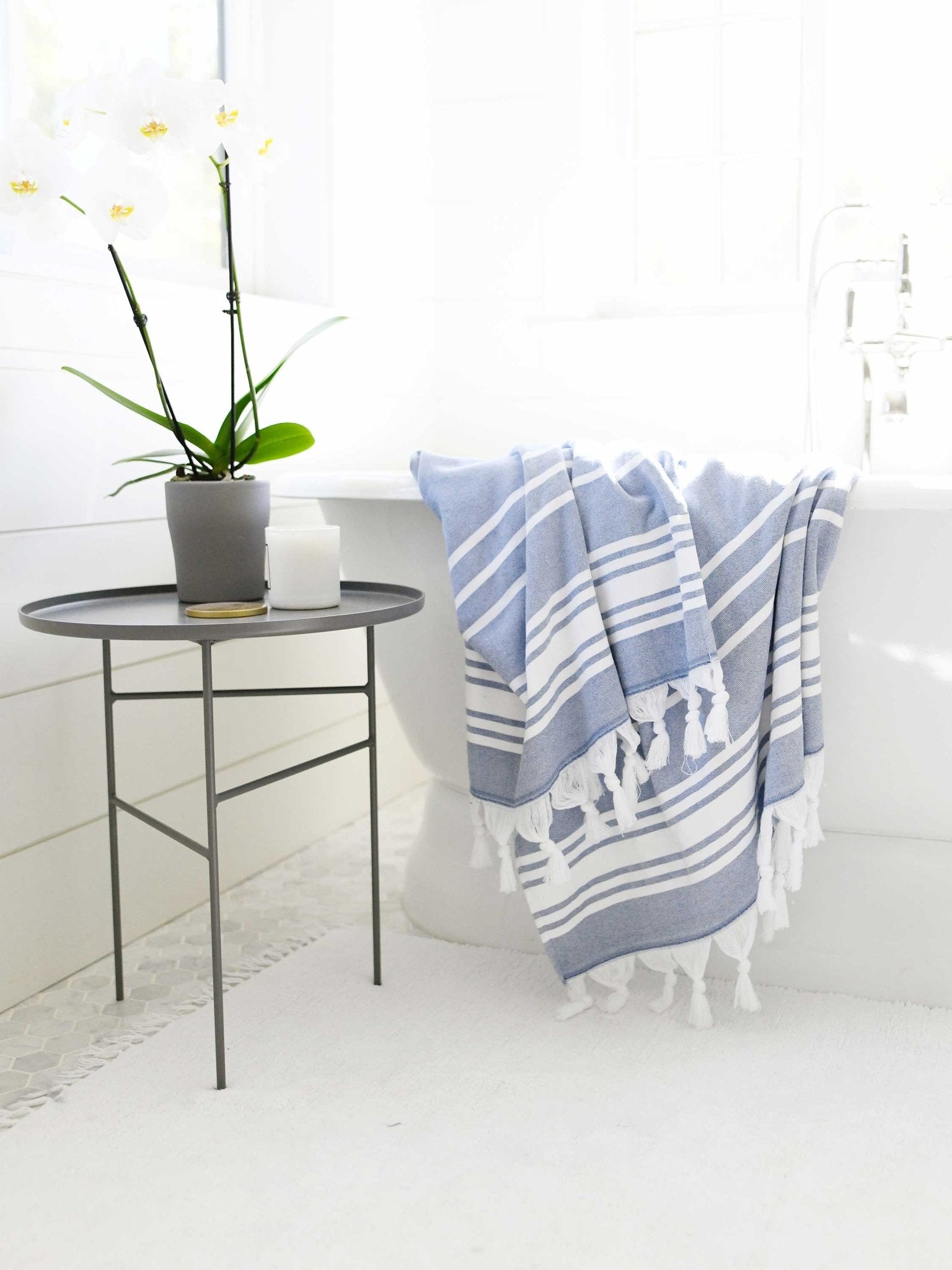 Azul Classic Turkish Towel - Quahog Bay Bedding
