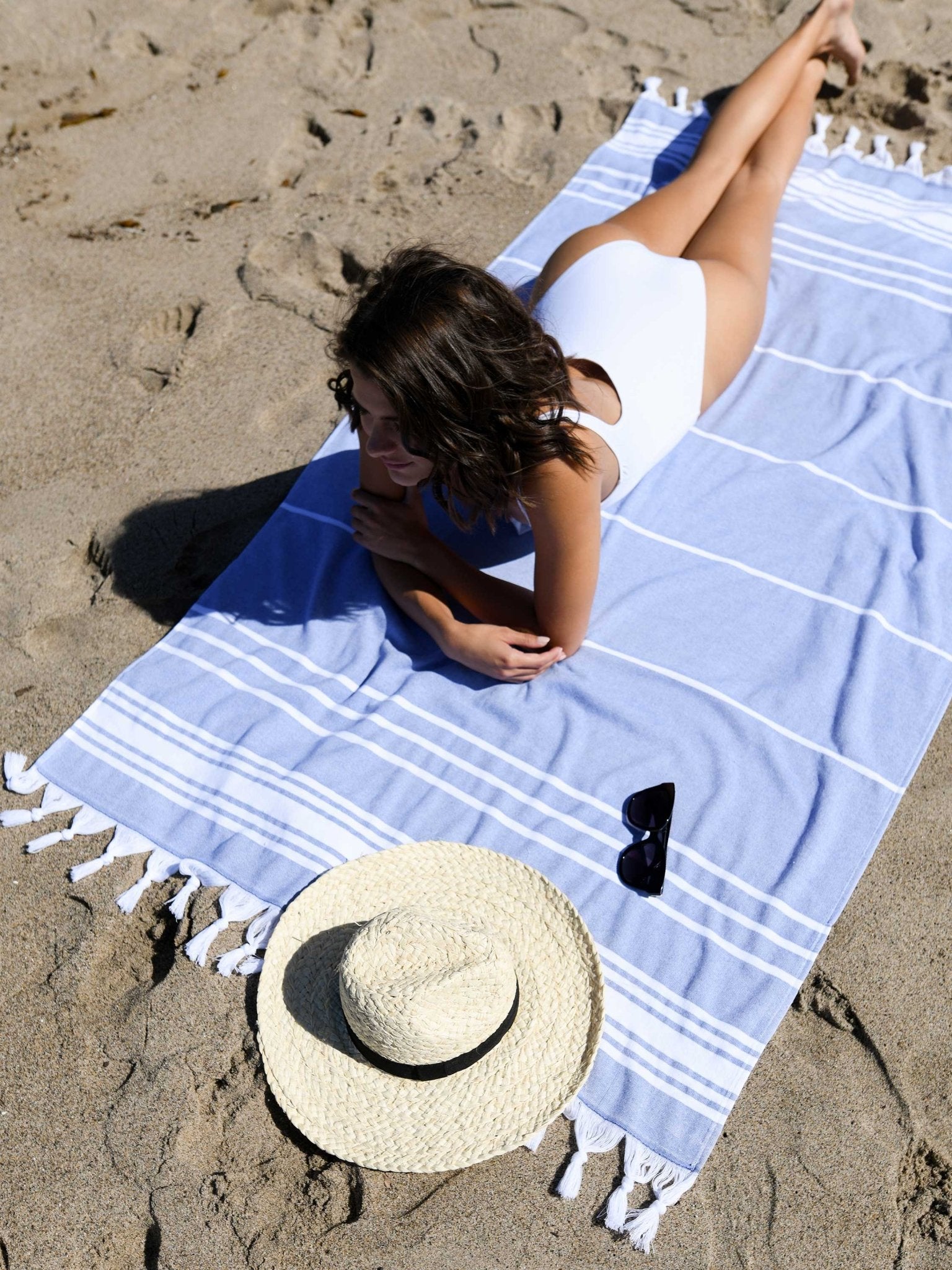 Azul Classic Turkish Towel - Quahog Bay Bedding
