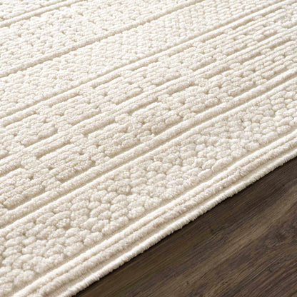 Bahar Cream Washable Area Rug - Quahog Bay Bedding