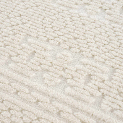 Bahar Cream Washable Area Rug - Quahog Bay Bedding