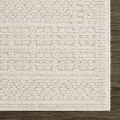 Bahar Cream Washable Area Rug - Quahog Bay Bedding