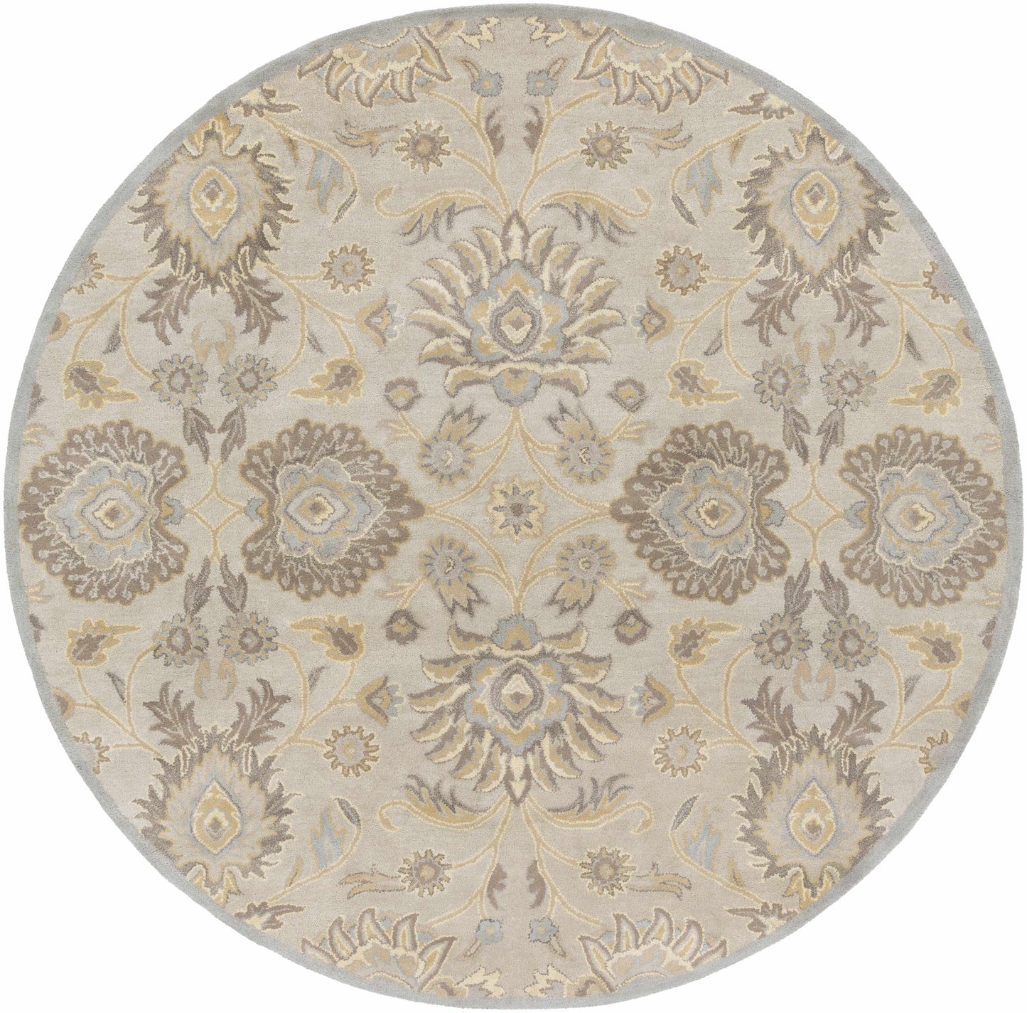 Conesus 1192 Hand Tufted Ivory&Taupe Wool Rug