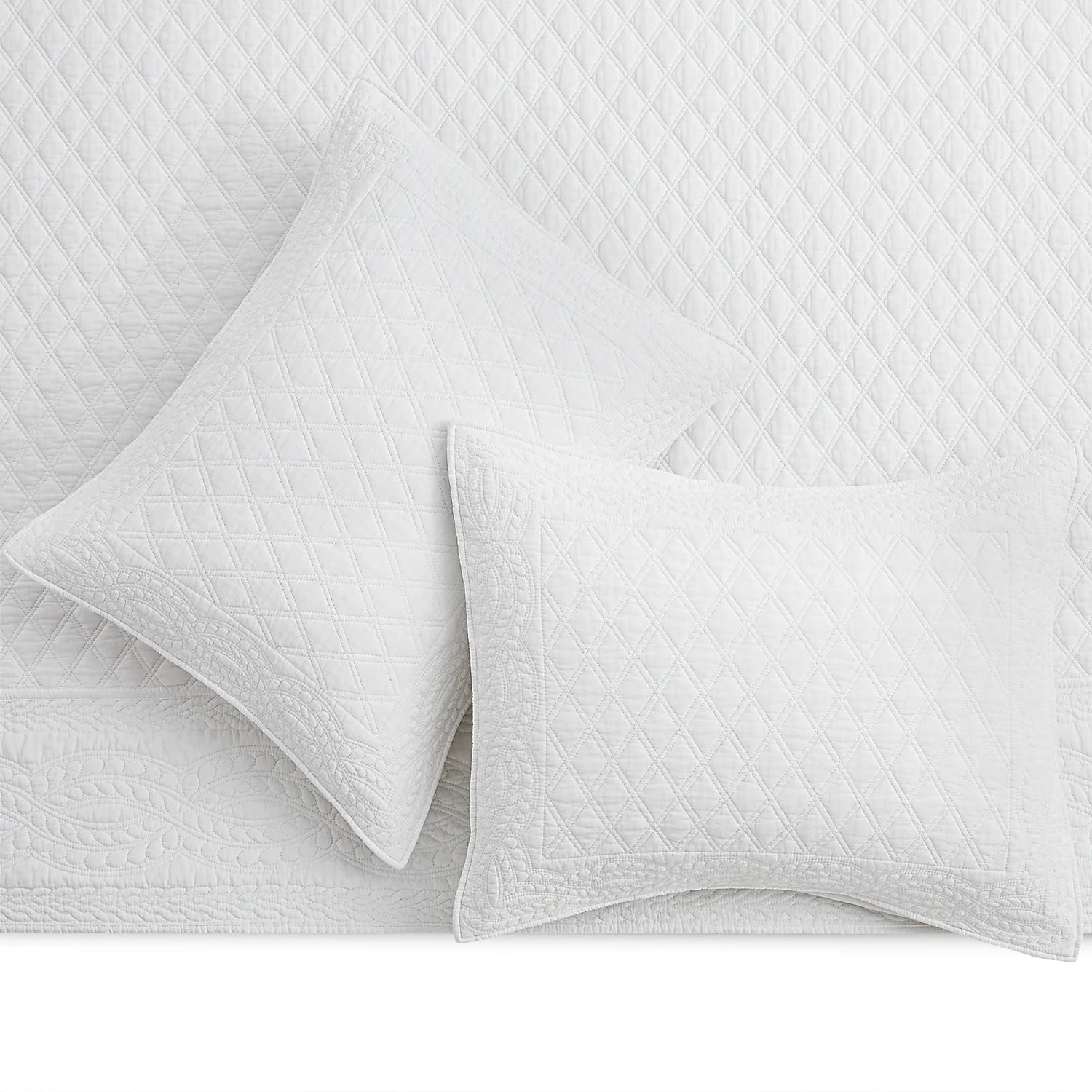 Ballou Bedspread Set - White - Quahog Bay Bedding