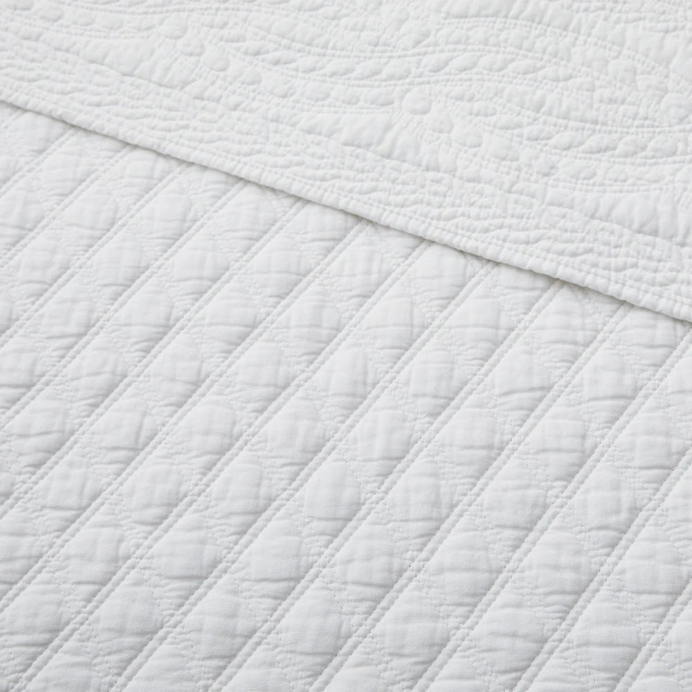 Ballou Bedspread Set - White - Quahog Bay Bedding