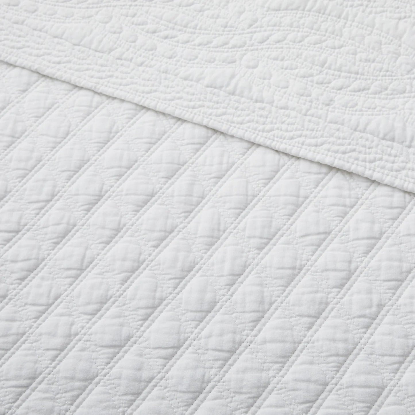 Ballou Bedspread Set - White - Quahog Bay Bedding