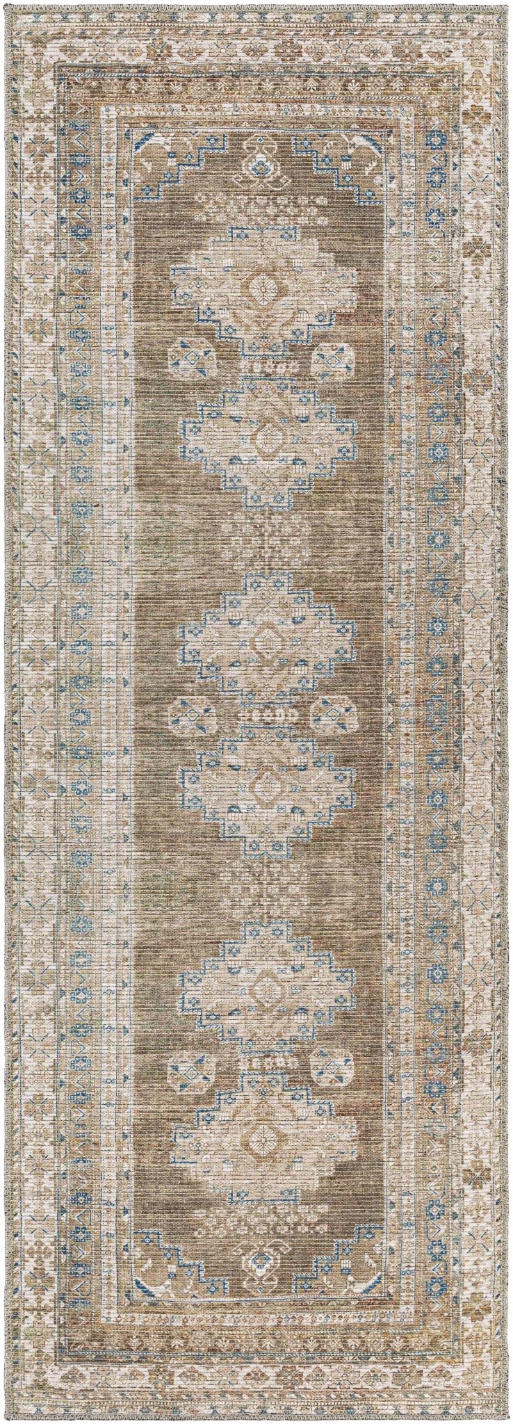 Baltinglass Flat Pile Washable Rug - Quahog Bay Bedding