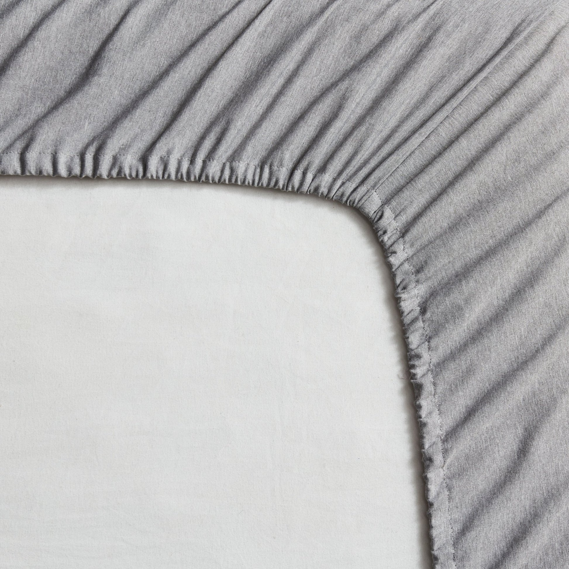 Bamboo 2000 Thread Count 6 - Piece Chambray Sheet Set with SnugGrip - Quahog Bay Bedding
