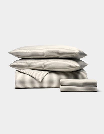 Bamboo Bedding Deluxe Bundle - Down Alternative - Sheet Set, Duvet & Comforter - Quahog Bay Bedding