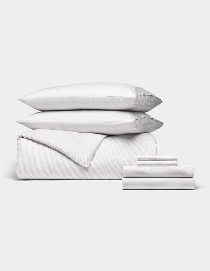 Bamboo Bedding Ultimate Bundle - Sheet Set, Pillows, Duvet & Comforter - Quahog Bay Bedding