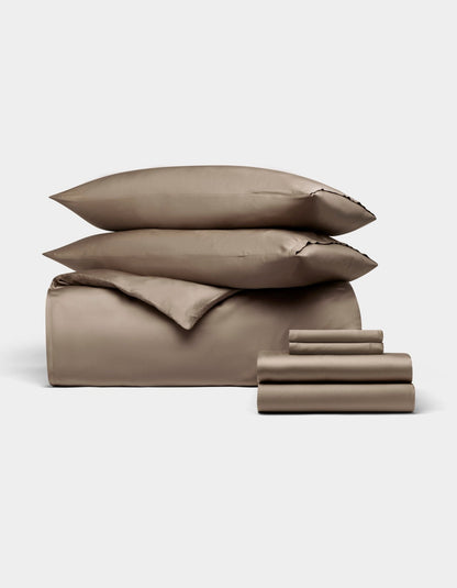 Bamboo Bedding Ultimate Bundle - Sheet Set, Pillows, Duvet & Comforter - Quahog Bay Bedding