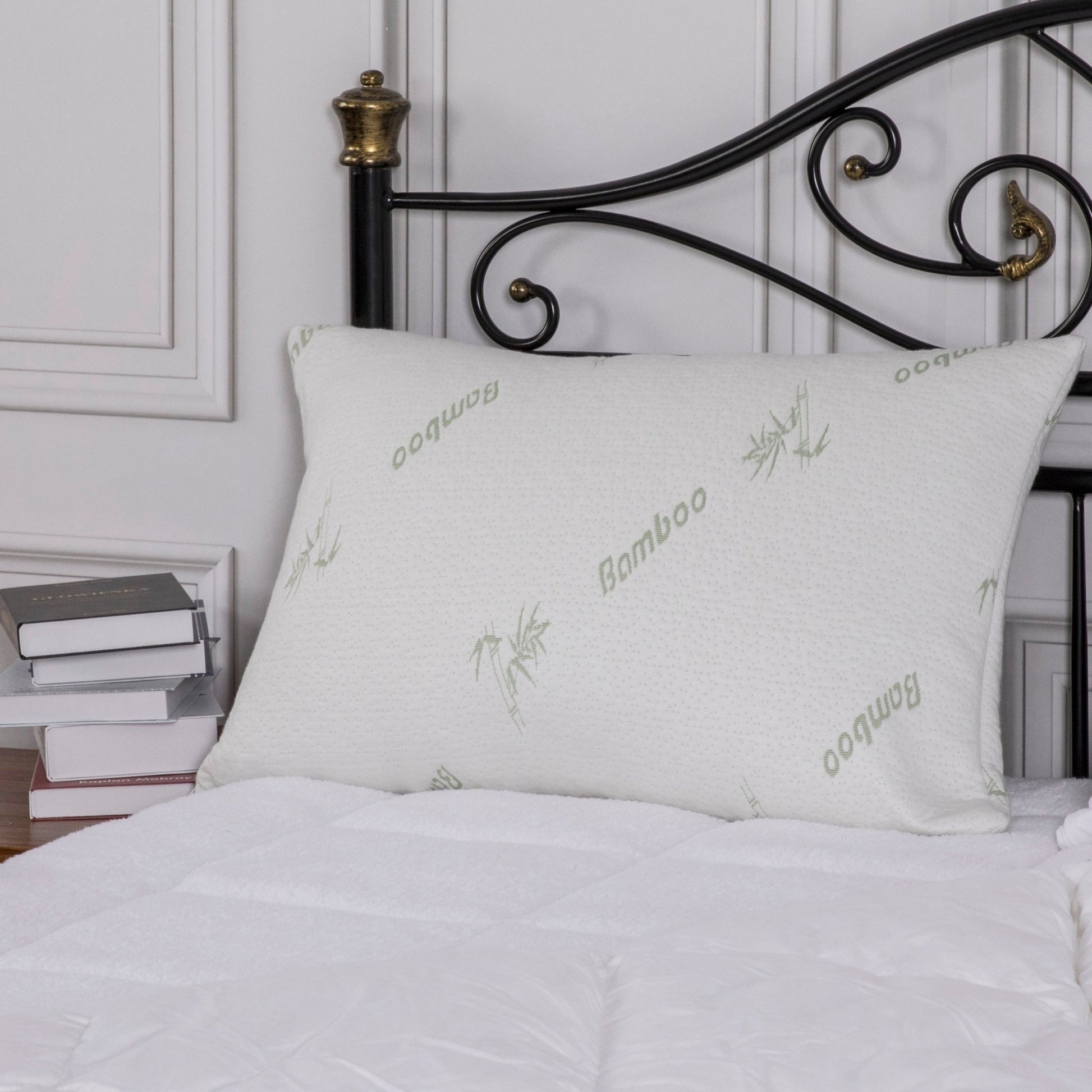 Bamboo Comfort Memory Foam Pillow with Removable Cover - Quahog Bay Bedding