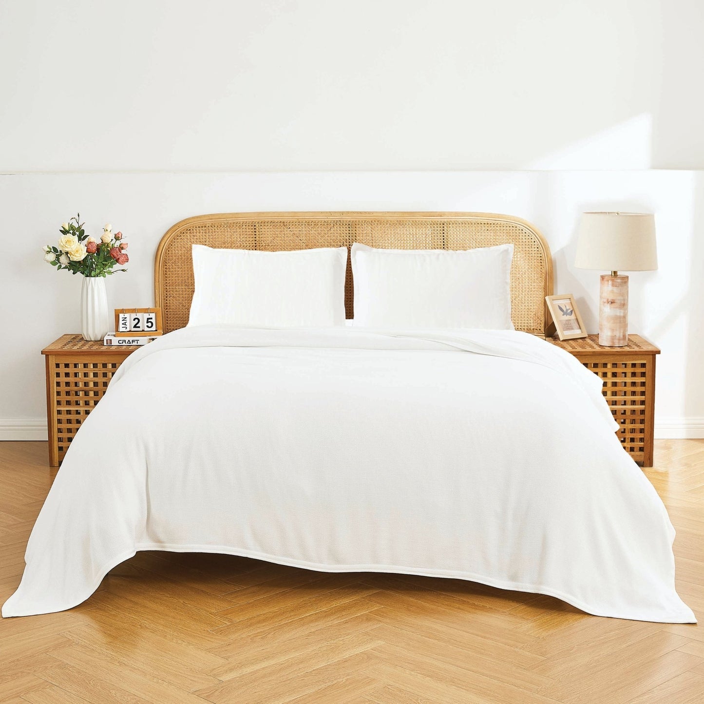 Bamboo Cotton Blanket - Quahog Bay Bedding