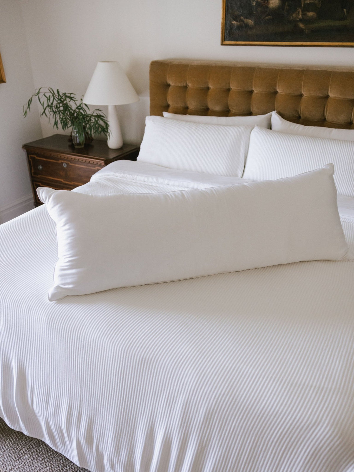 Bamboo Down Alternative Pillow - Bamboo Bed Pillows - Quahog Bay Bedding