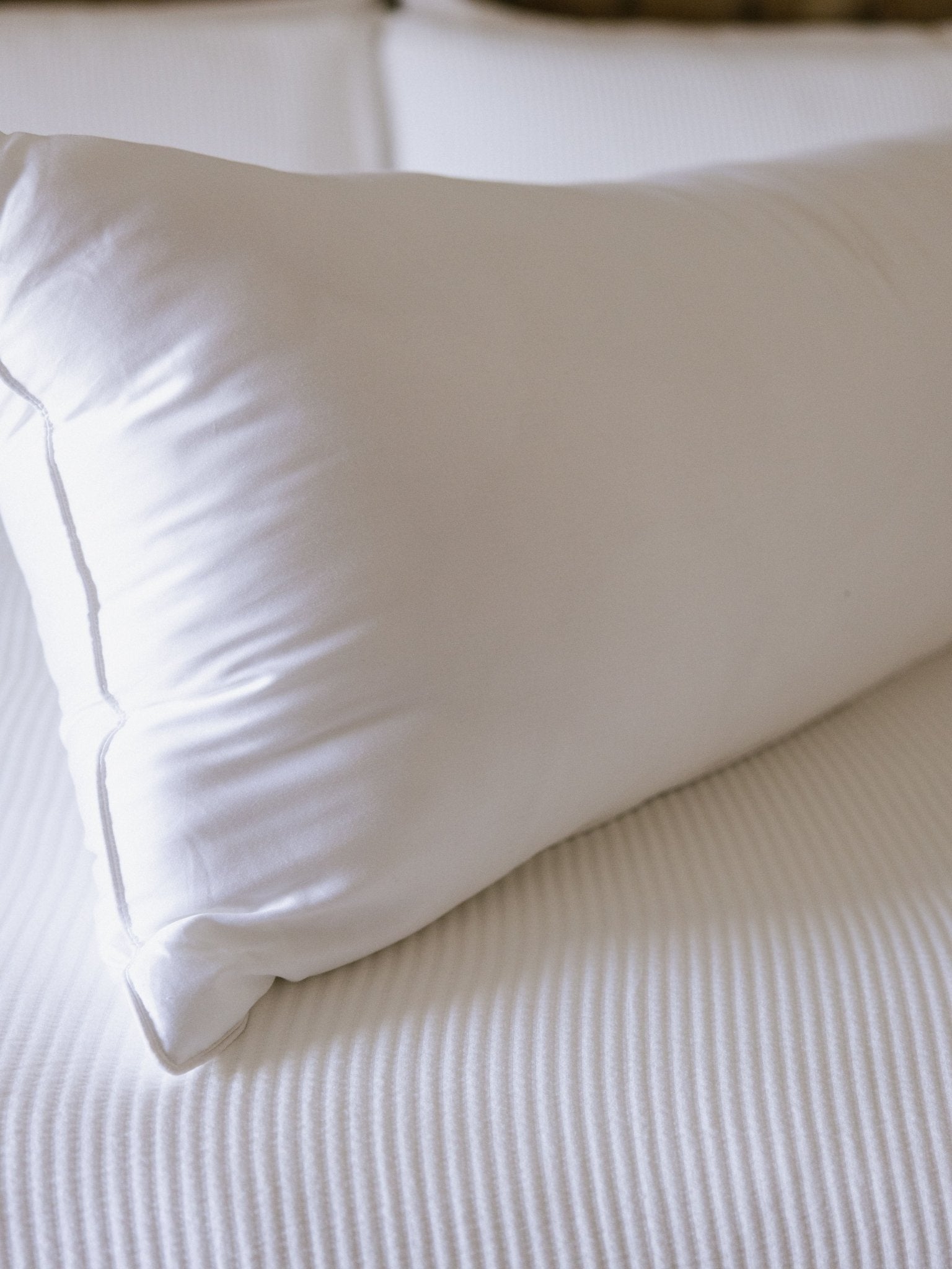 Bamboo Down Alternative Pillow - Bamboo Bed Pillows - Quahog Bay Bedding
