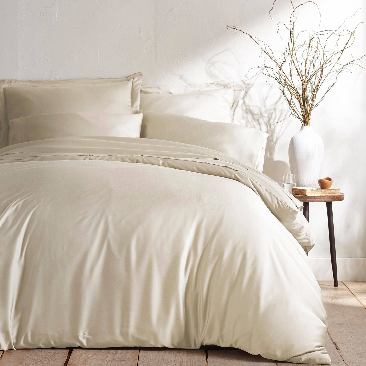 300TC Bamboo Duvet Cover Set - 100% Bamboo Viscose