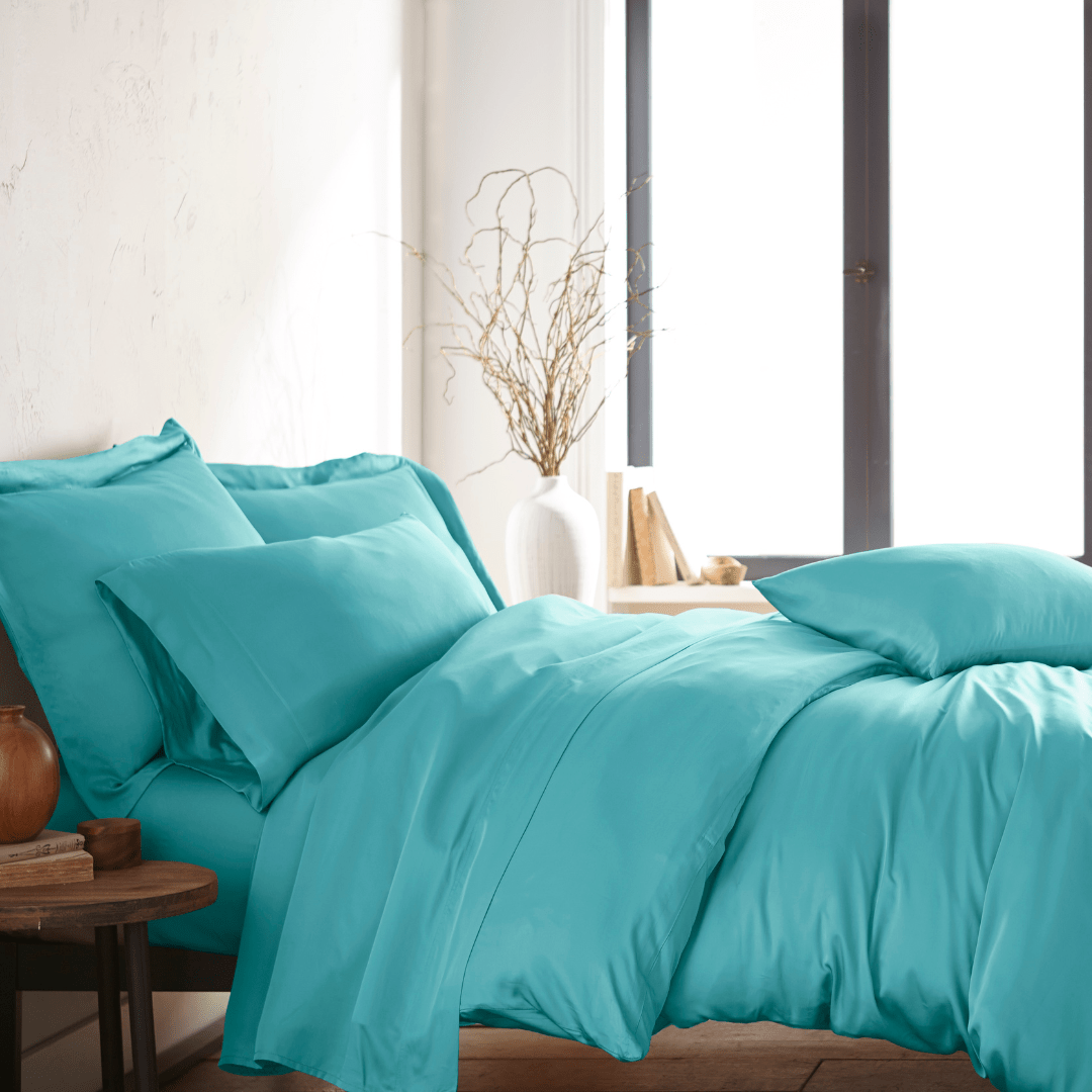 300TC Bamboo Duvet Cover Set - 100% Bamboo Viscose