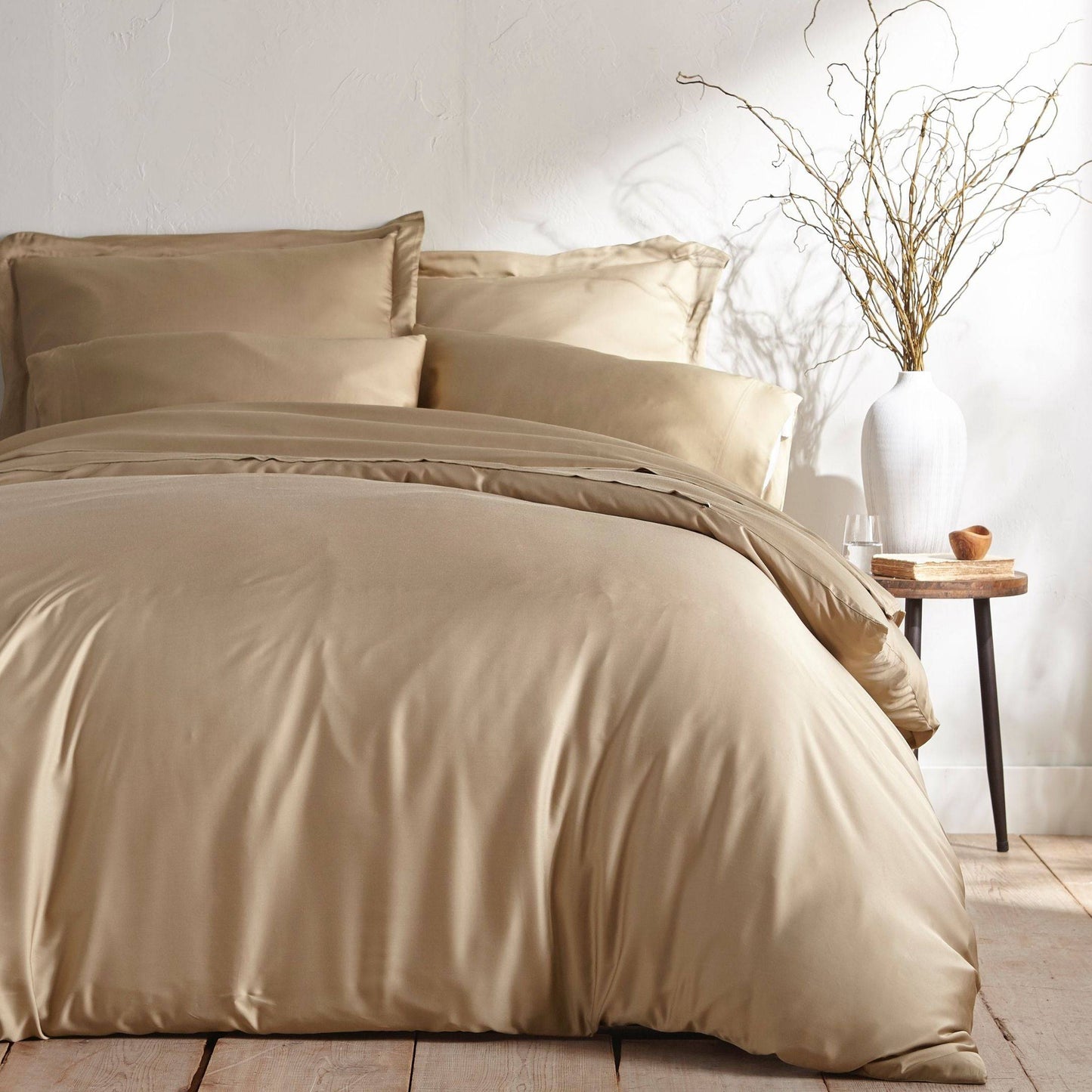 300TC Bamboo Duvet Cover Set - 100% Bamboo Viscose