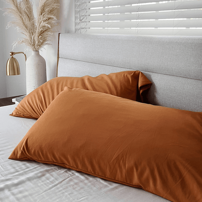 Bamboo Pillowcase Set 330TC Copper Infused